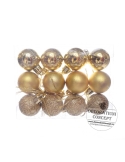 Globulete mici aurii (12buc)