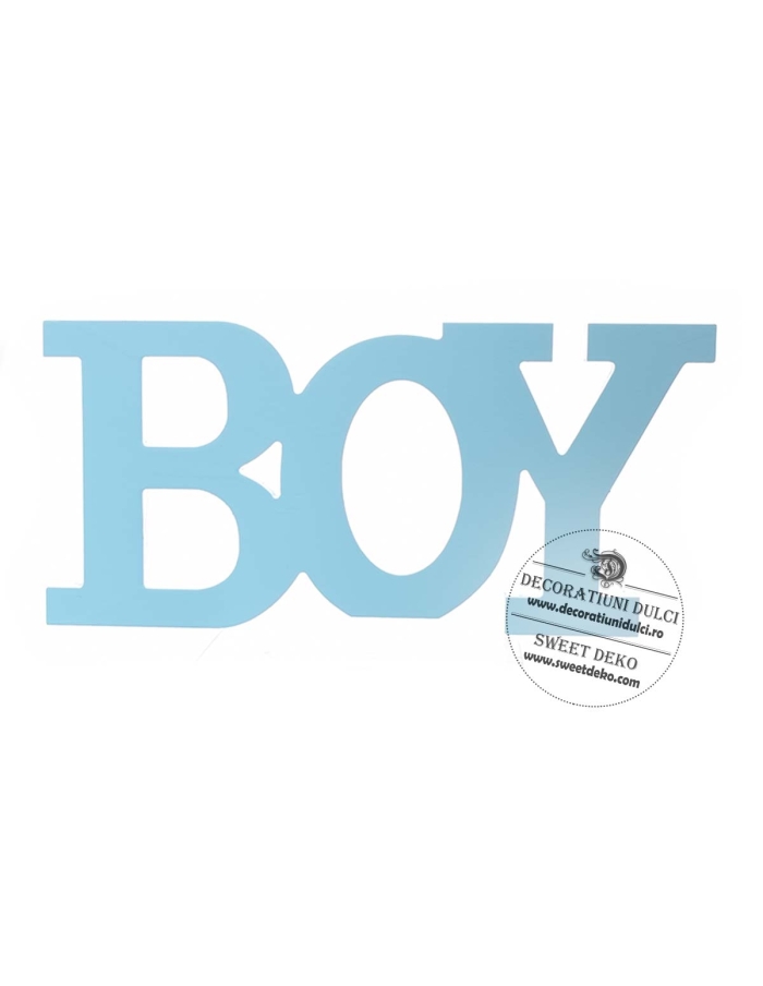 Decor din lemn Boy (h.14cm)