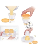 Forma budinca, panna cotta, jeleu (4 cupe)