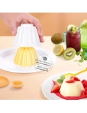 Forma budinca, panna cotta, jeleu (4 cupe)