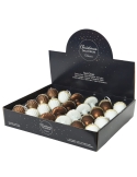 Figurina Craciun din sticla ghinda / ciuperca white / chocolate 8cm Decoris