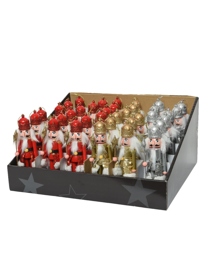 Decoratiune Craciun Nutcracker colors 17cm Decoris
