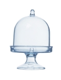 Cupola Acrilica Bleu cu picior, dom 8x5.5 cm