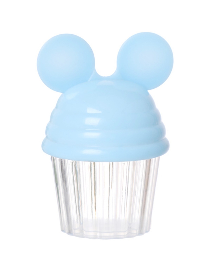 Marturie Botez Baietel Cutiuta acrilica briosa cu urechiuse baby blue 9cm