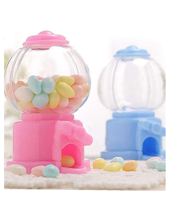 Marturie Botez Fetita Candy machine baby pink, figurina acrilica fillable 7cm