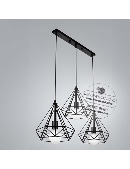 Corp de iluminat suspendat 3 pendule