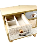Mini dulapior bijuterii Vintage (4 sertare)