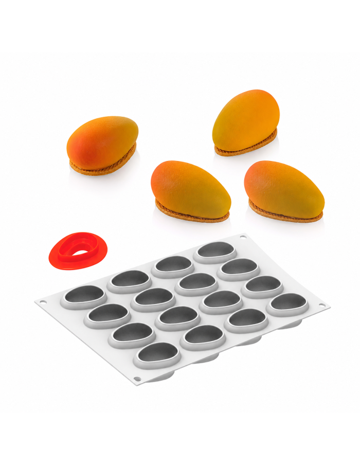 Mulaj mini mango 30ml. Silikomart (5.7x3.5cm)