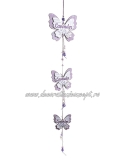 Decoratiune lemn fluturi