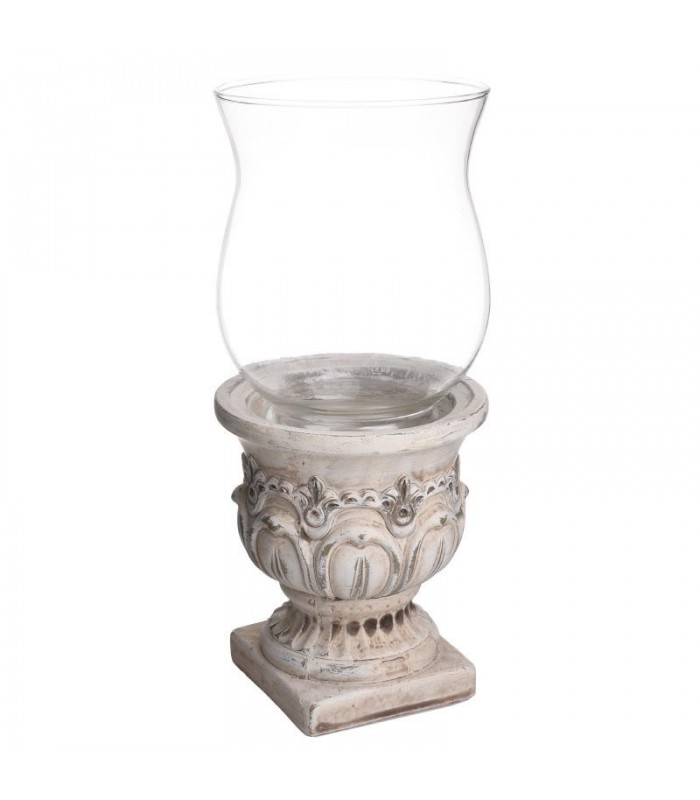 Sfesnic ceramic cu bol sticla